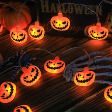 Halloween Decoration LED String Lights,Pumpkin Ghost Spider Web Hanging Lamp,Home Outdoor Lantern Props Party Fairy Lights