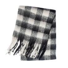 Women’s Cashmere Winter Scarf – Thick Warm Pashmina Shawl – Soft Rainbow Tassel Wrap