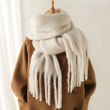 Winter Cashmere Scarf – Unisex Thick Pashmina Wrap – Soft Long Blanket Shawl