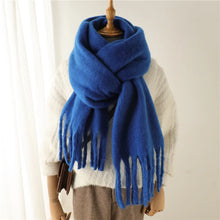 Winter Cashmere Scarf – Unisex Thick Pashmina Wrap – Soft Long Blanket Shawl