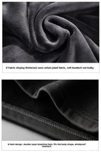 Men’s Thermal T-Shirt – Plush Long-Sleeve Round Neck – Velvet Padded Base Layer