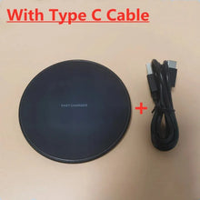 30W Wireless Charger Pad – Fast Induction Charging for iPhone, Samsung & More