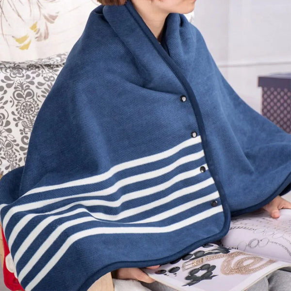 Double-Layer Tartan Plaid Scarf – Women’s Winter Blanket Shawl – Elegant Warm Wrap