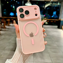 Magnetic Matte Translucent Armor Shockproof Case For iPhone 17 Air /17 Pro/17 Pro Max Magsafe Wireless Charge Cover