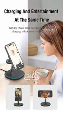 3 In 1 Magnetic Wireless Charger Stand For Magsafe iPhone 16 15 14 13 Pro Max Apple Watch 9 8 AirPods Pro Fast Charging Station