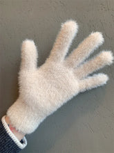 Women’s Mink Velvet Gloves – Plush Warm Five-Finger – Outdoor Cycling Cold-Proof