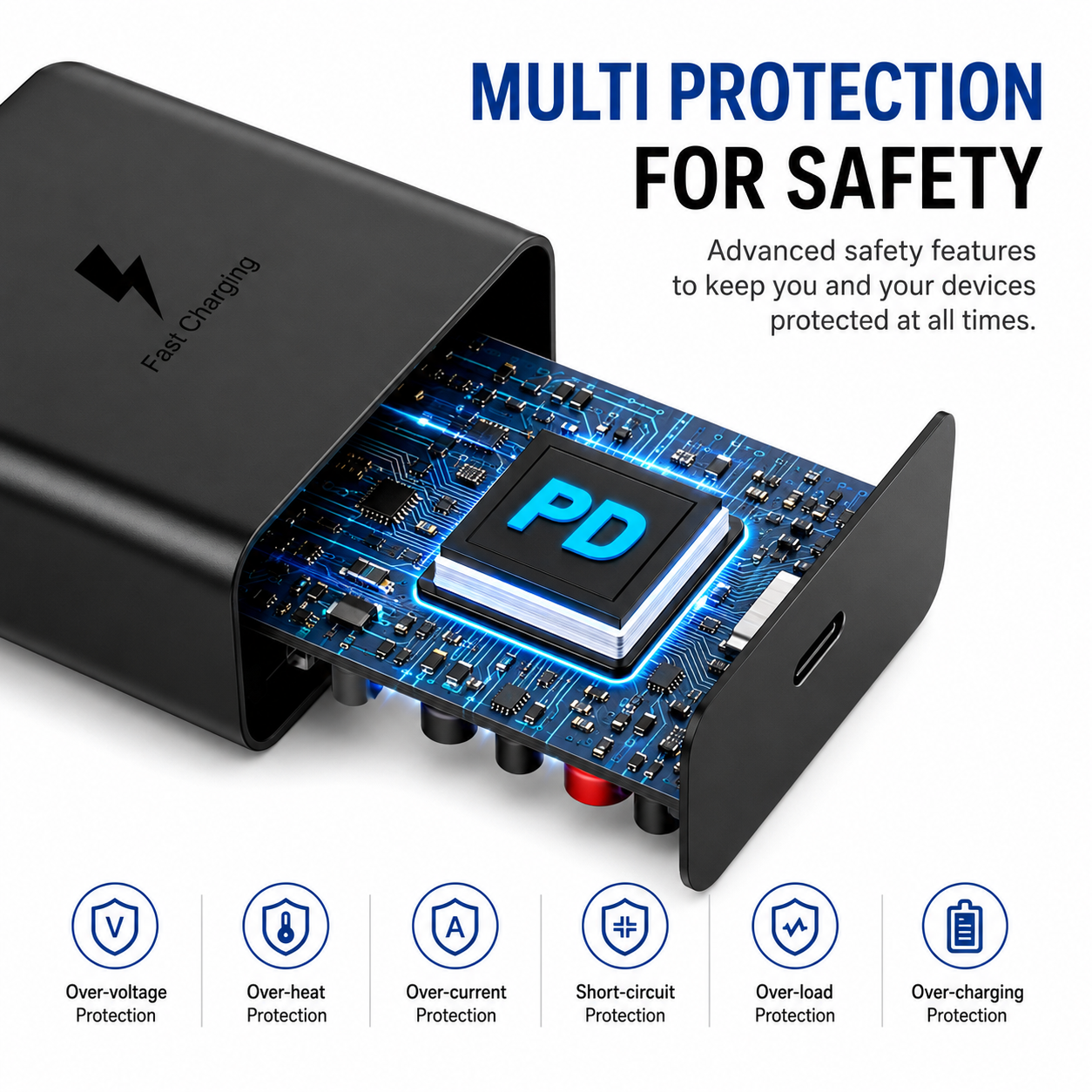 25W USB-C Charger + Cable — 2 Pack