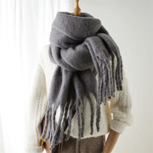 Winter Cashmere Scarf – Unisex Thick Pashmina Wrap – Soft Long Blanket Shawl