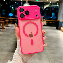 Magnetic Matte Translucent Armor Shockproof Case For iPhone 17 Air /17 Pro/17 Pro Max Magsafe Wireless Charge Cover