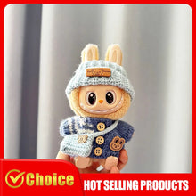 Labubu Sitting Party Doll – Mini Plush Bunny Sweater – Collectible Series I & II