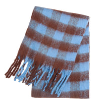 Women’s Cashmere Winter Scarf – Thick Warm Pashmina Shawl – Soft Rainbow Tassel Wrap
