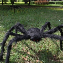 30cm/50cm/75cm/90cm/125cm/150cm/200cm Halloween Giant Black Spider Decoration Haunted House Prop Indoor Outdoor Decor