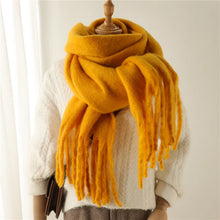 Winter Cashmere Scarf – Unisex Thick Pashmina Wrap – Soft Long Blanket Shawl