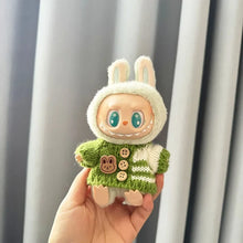 Labubu Sitting Party Doll – Mini Plush Bunny Sweater – Collectible Series I & II