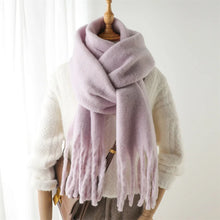 Winter Cashmere Scarf – Unisex Thick Pashmina Wrap – Soft Long Blanket Shawl