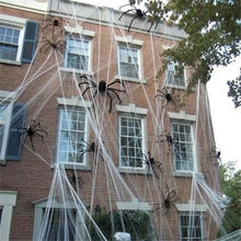 30cm/50cm/75cm/90cm/125cm/150cm/200cm Halloween Giant Black Spider Decoration Haunted House Prop Indoor Outdoor Decor