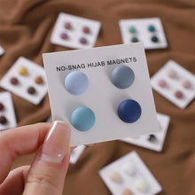 Magnetic Hijab Pins (8 pcs) – Strong Matte Brooch Buttons – Secure Headscarf Accessory