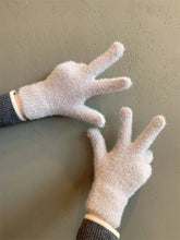 Women’s Mink Velvet Gloves – Plush Warm Five-Finger – Outdoor Cycling Cold-Proof