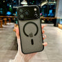 Magnetic Matte Translucent Armor Shockproof Case For iPhone 17 Air /17 Pro/17 Pro Max Magsafe Wireless Charge Cover