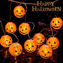 Halloween Pumpkin String Lights – Indoor/Outdoor Garden – Festive Party Lamp