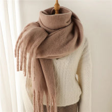 Winter Cashmere Scarf – Unisex Thick Pashmina Wrap – Soft Long Blanket Shawl
