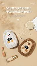 Plush Hand Warmer Winter Mini Portable Three-speed Adjustment Battery Life Long-lasting Smart Temperature Control Hand Warmer