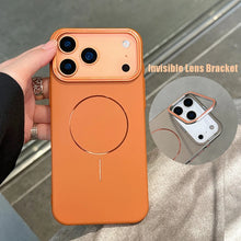 For Magsafe Lens Bracket Phone Case For iPhone 17 Pro Max 16 15 14 Pro Max 17 Air Holder Magnetic Charging Shockproof Cover