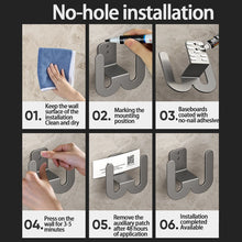 Wall-Mounted Shoe Rack (3 pcs) – Slipper Organizer Hanger – No-Drill Space Saver