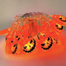 Halloween Decoration LED String Lights,Pumpkin Ghost Spider Web Hanging Lamp,Home Outdoor Lantern Props Party Fairy Lights