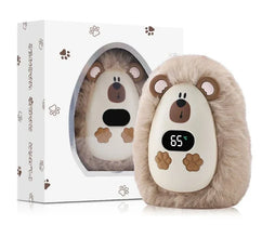 Plush Hand Warmer Winter Mini Portable Three-speed Adjustment Battery Life Long-lasting Smart Temperature Control Hand Warmer