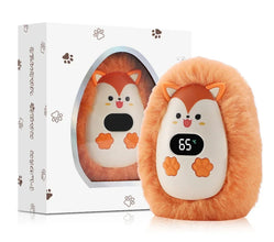 Plush Hand Warmer Winter Mini Portable Three-speed Adjustment Battery Life Long-lasting Smart Temperature Control Hand Warmer